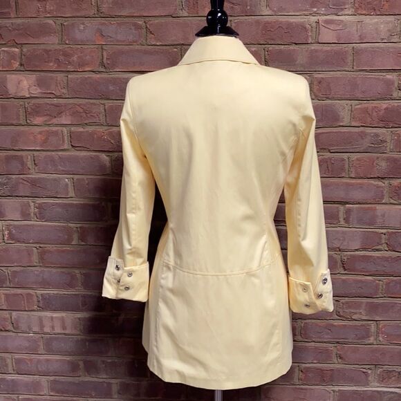 Talbots Petite Yellow All Weather Jacket Size Small Petite - Picture 8 of 11